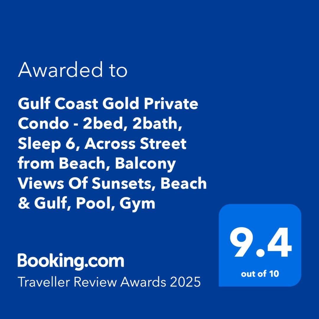 Gulf Coast Gold Private Condo - 2Bed, 2Bath, Sleep 6, Across Street From Beach, Balcony Views Of Sunsets, Beach & Gulf, Pool, Gym St. Pete Beach Exterior photo